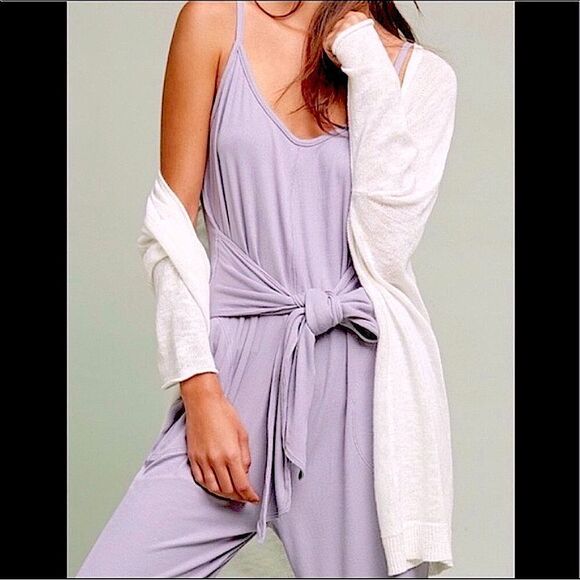 Anthropologie Saturday Sunday Thorpe Casual Jumpsuit Adjust Sleeveless Romper L - Picture 2 of 16